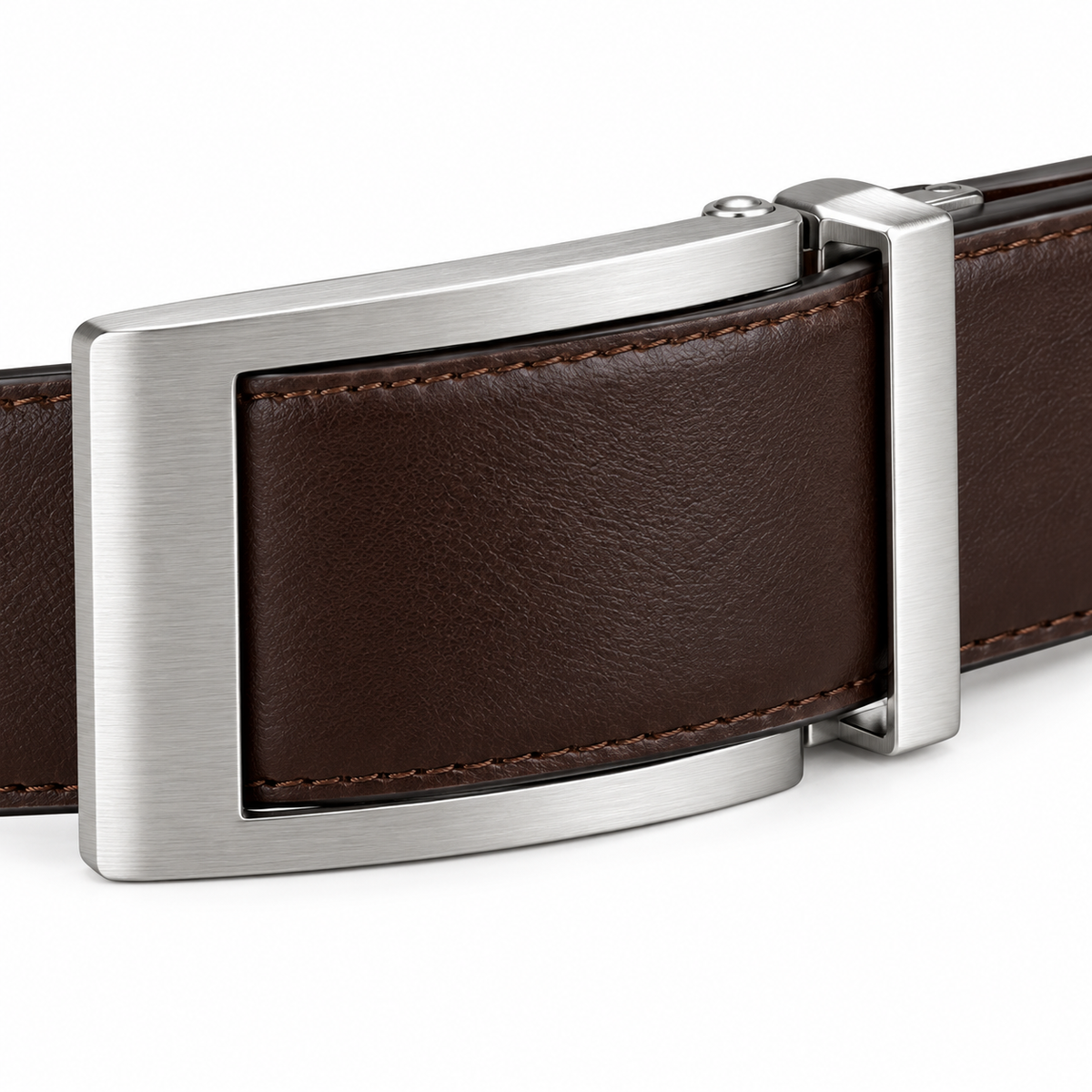 Tan side of Naldony leather belt
