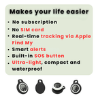 Elderly GPS Locator: Waterproof, No Monthly Cost