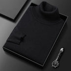 Men's fine knit roll neck jumper