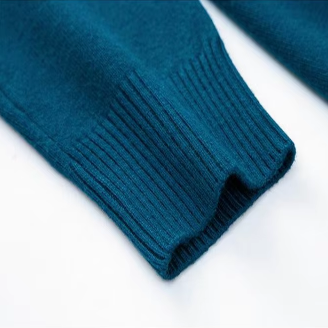 Men's fine knit roll neck jumper