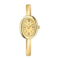 Elegant Oval Bangle Watch: Modern & Classic