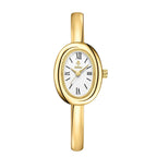 Elegant Oval Bangle Watch: Modern & Classic