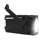 Emergency Radio Beacon With Hand Crank Solar Panel Am Fm And LED Torch