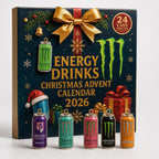 Energy Drink Advent Calendar 24 Days Christmas Countdown Box
