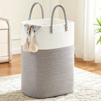 Extra Large Woven Laundry Basket - Space for All Your Things, Durable and Practical