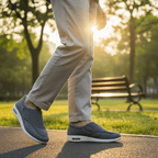 Extra wide diabetic shoes with memory foam - Pressure relieving and comfortable