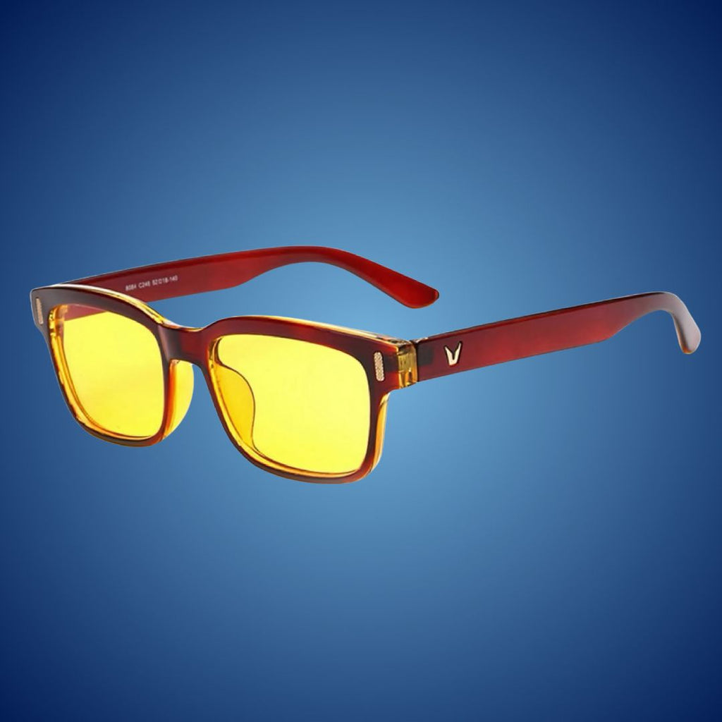 EyeShield Pro Blue Light Blocking Computer Glasses | With UV Protection - Reduces Eye Strain - Improves Sleep Quality - 