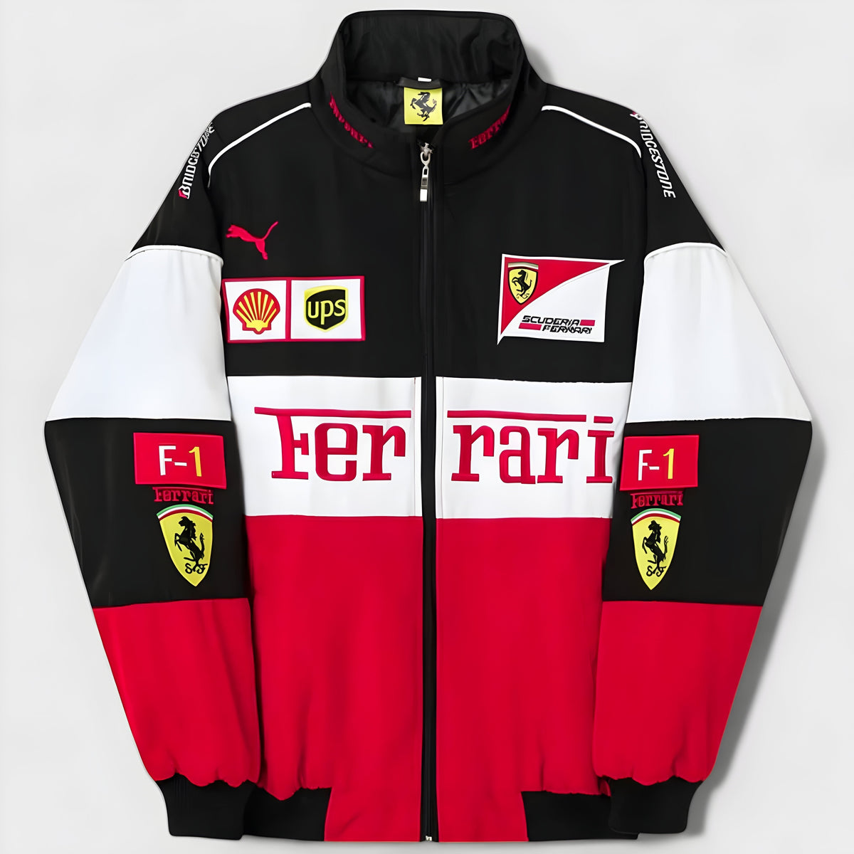 Vintage unisex Ferrari jacket – retro racing style