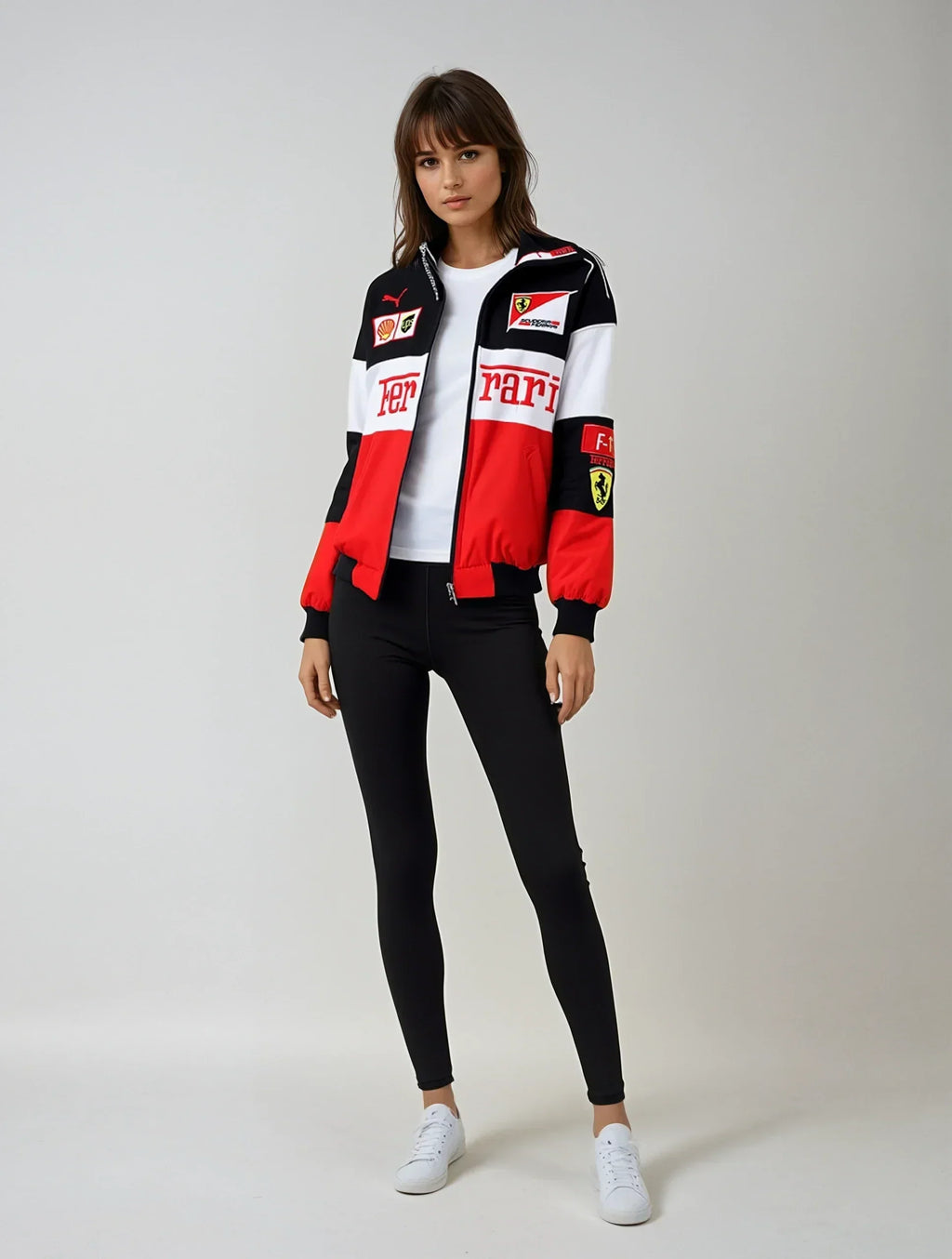 Vintage unisex Ferrari jacket – retro racing style