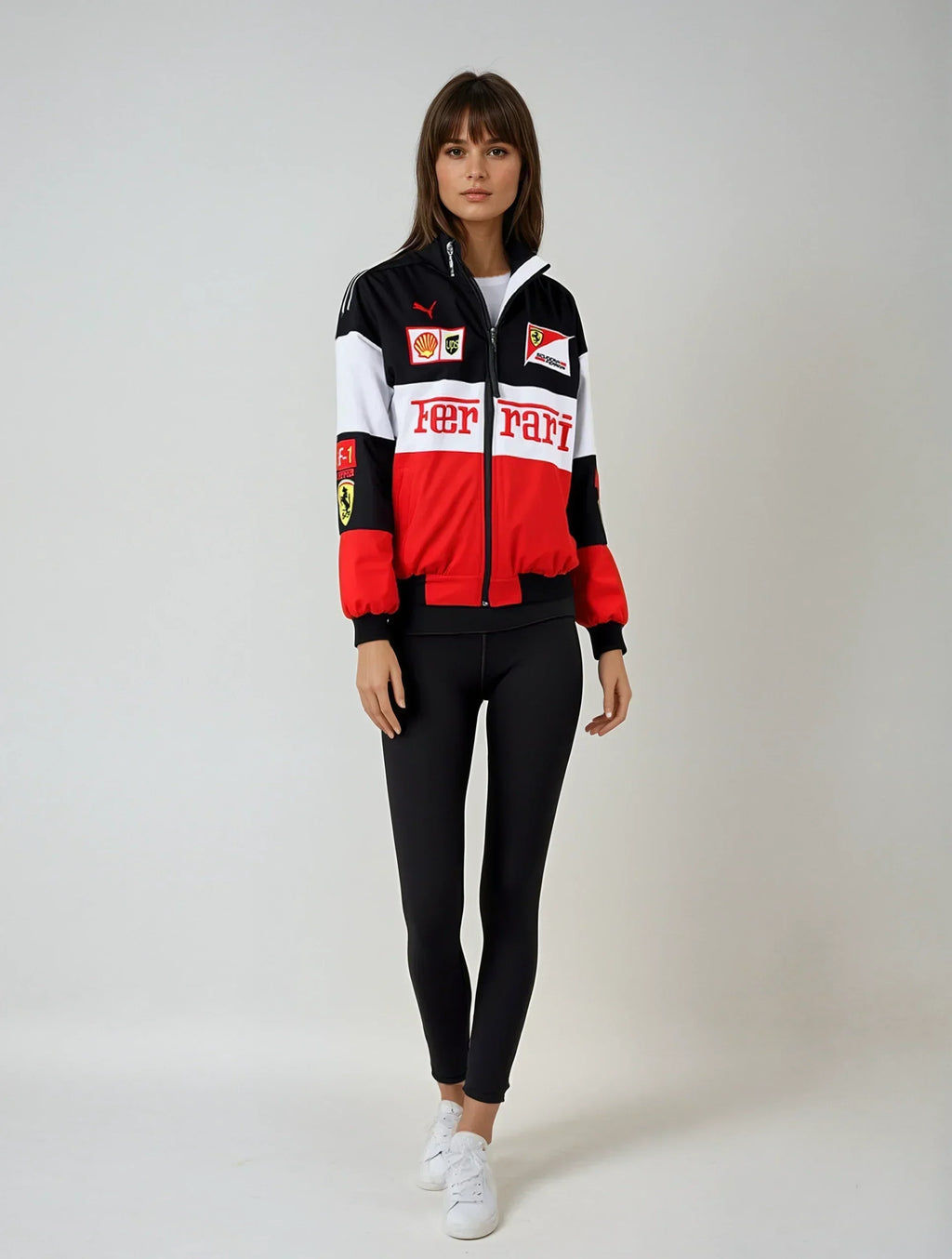 Vintage unisex Ferrari jacket – retro racing style