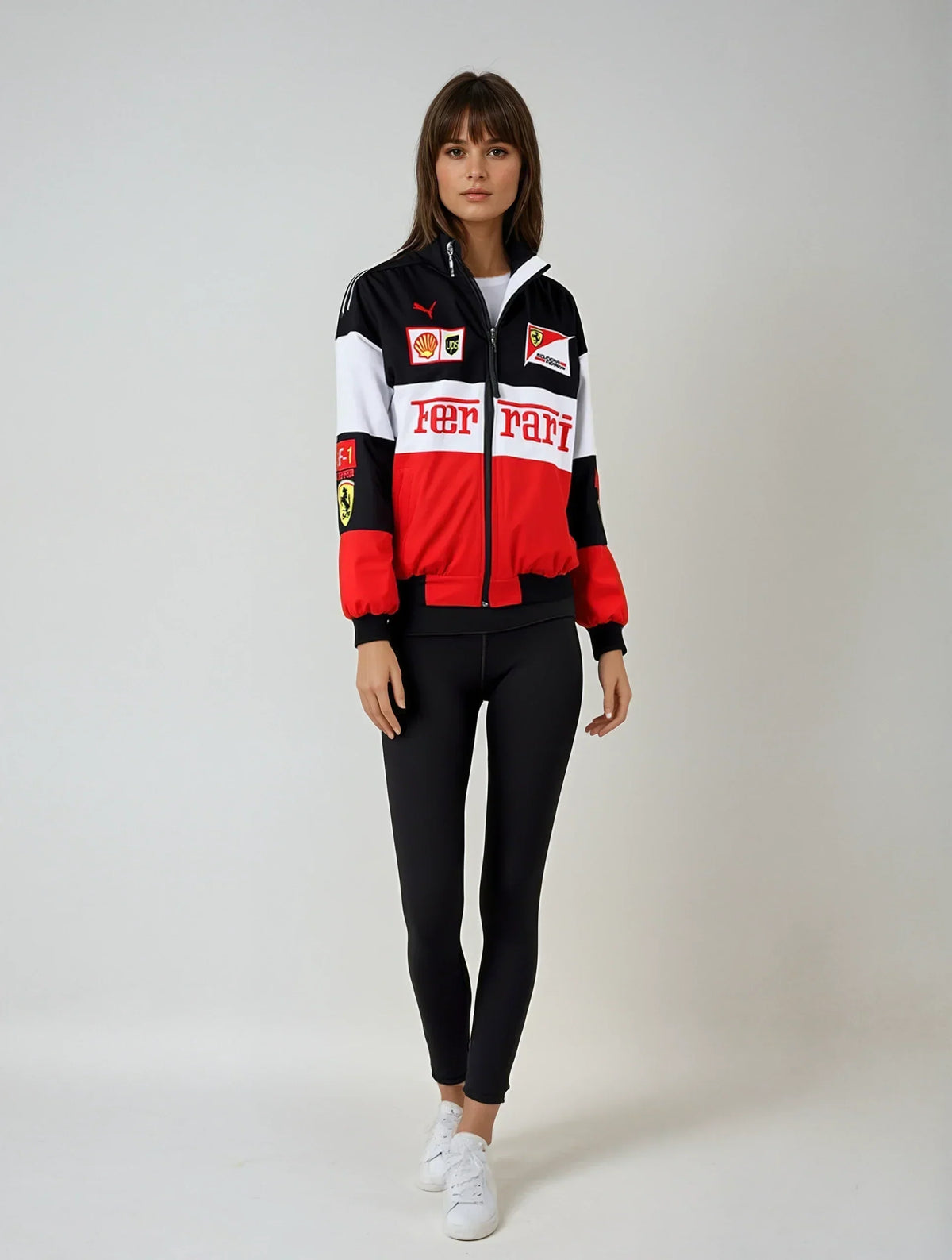 Vintage unisex Ferrari jacket – retro racing style