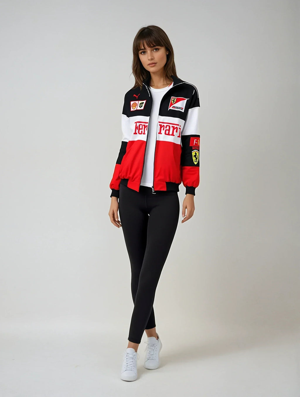 Vintage unisex Ferrari jacket – retro racing style