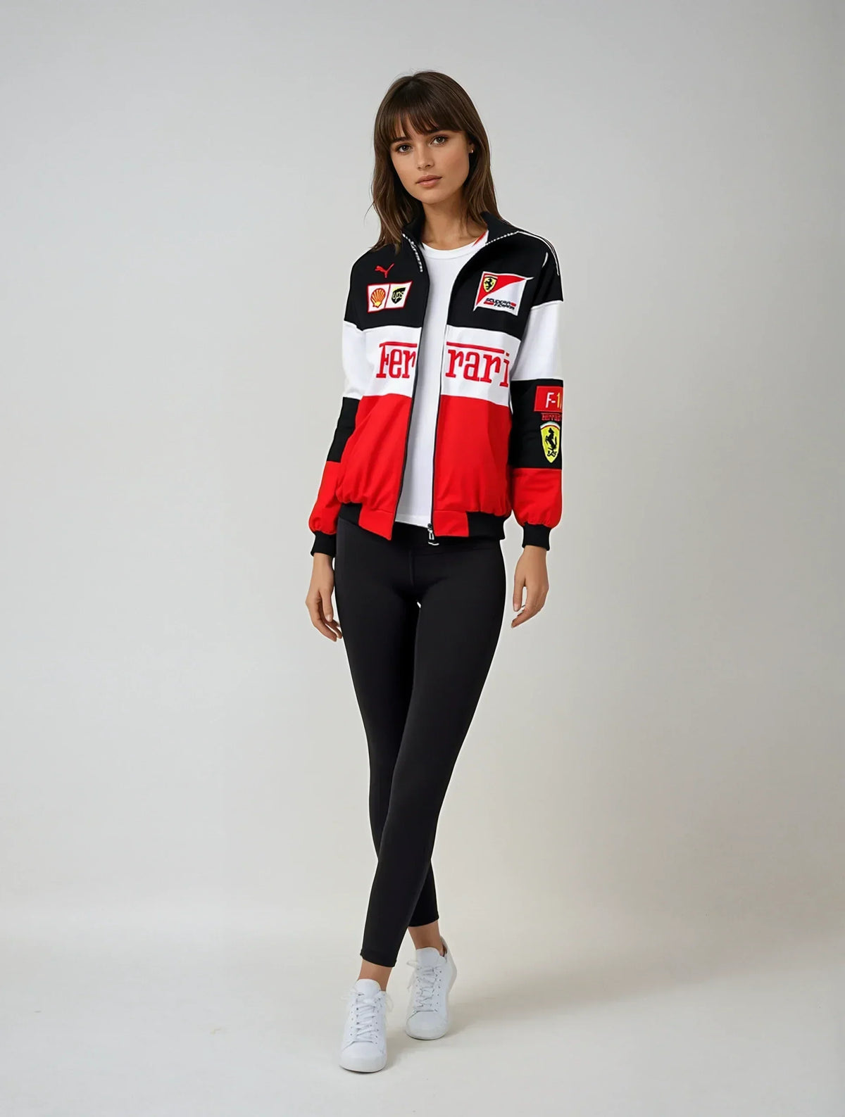 Vintage unisex Ferrari jacket – retro racing style