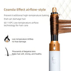 5-in-1 hair styler with automatic curler, hair dryer and smoothing brush