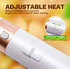 5-in-1 hair styler with automatic curler, hair dryer and smoothing brush