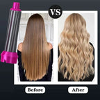 5-in-1 hair styler with automatic curler, hair dryer and smoothing brush