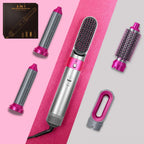 5-in-1 hair styler with automatic curler, hair dryer and smoothing brush