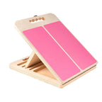 Five Level Adjustable Wooden Slant Board for Stretching and Incline Exercise