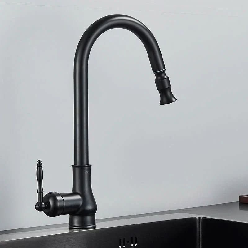 FLEXTAP – Pull Out Kitchen Tap Antique Style High Arc Sink Mixer