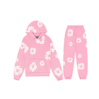 Floral Print Athleisure Hoodie & Jogger Set