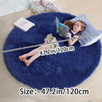 Fluffy Round Rug - Clouda