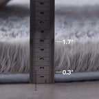 Fluffy Round Rug - Clouda