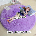 Fluffy Round Rug - Clouda