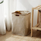 Foldable Cotton-Linen Storage Bin with Japanese Style