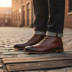 Naldony Robbin – Hand-Finished Genuine Leather Ankle Boots for Men