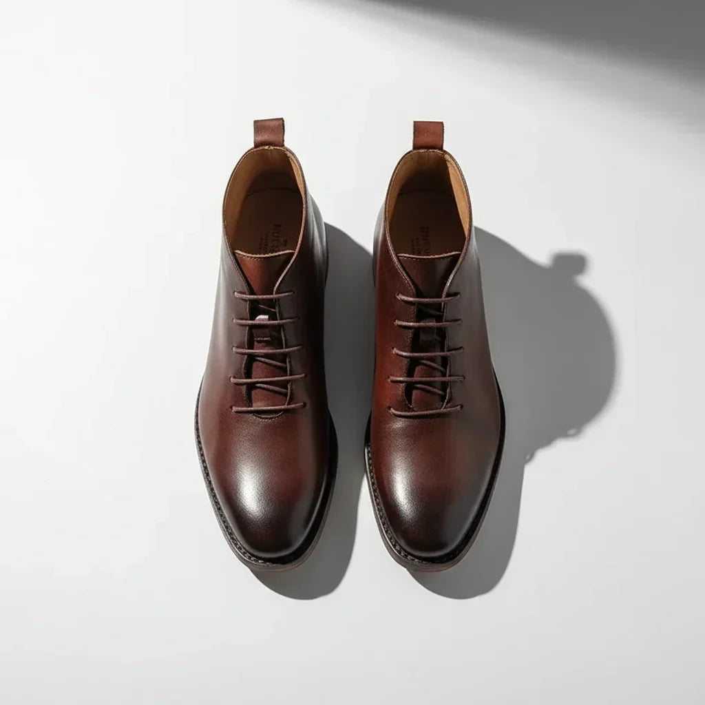 Naldony Robbin – Hand-Finished Genuine Leather Ankle Boots for Men