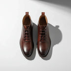 Naldony Robbin – Hand-Finished Genuine Leather Ankle Boots for Men