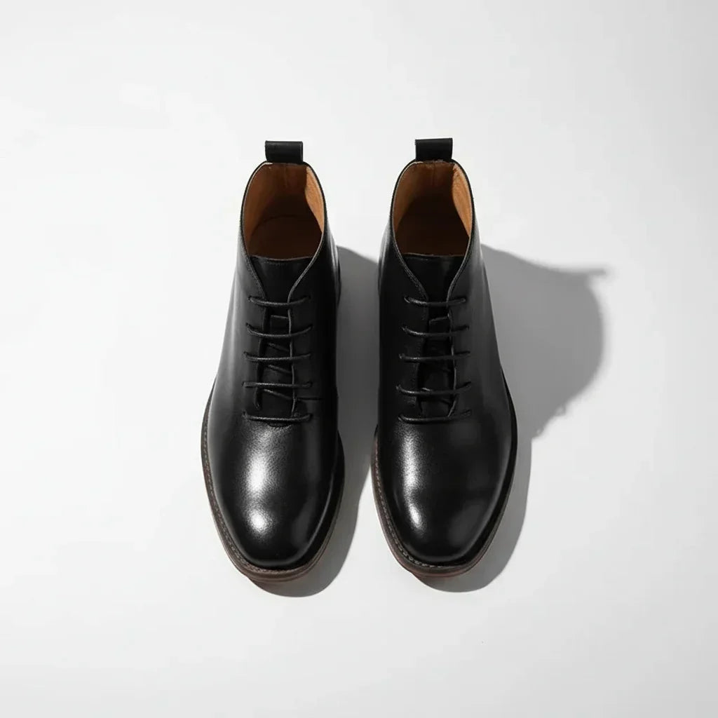 Naldony Robbin – Hand-Finished Genuine Leather Ankle Boots for Men