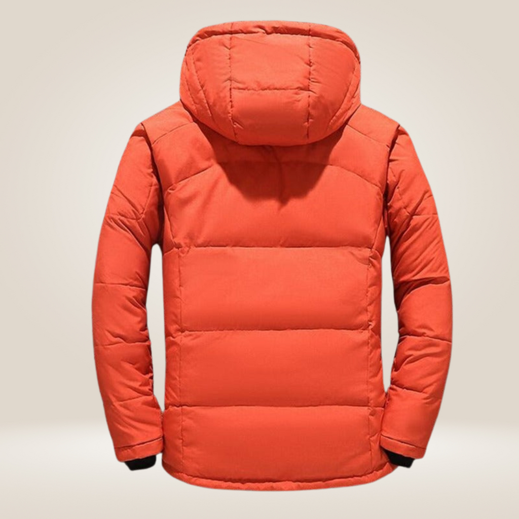 Nordfall Men’s Winter Parka – Quilted, Fleece-Lined, Windproof and Waterproof