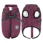 3-in-1 Winter Coat for Dogs with Harness | Padded, Waterproof and Windproof