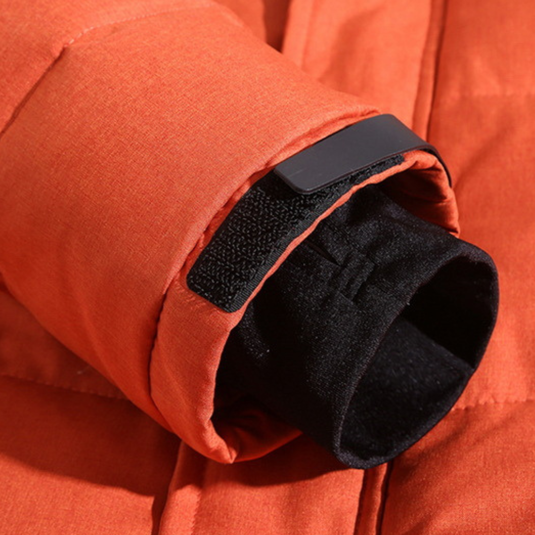 Nordfall Men’s Winter Parka – Quilted, Fleece-Lined, Windproof and Waterproof