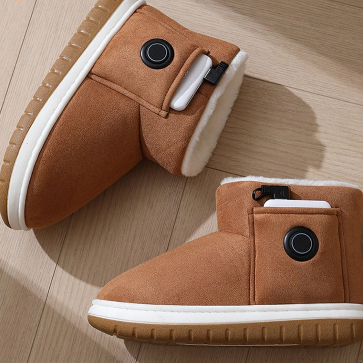 USB Heated Slippers – 3 Heat Levels
