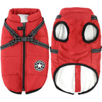 3-in-1 Winter Coat for Dogs with Harness | Padded, Waterproof and Windproof
