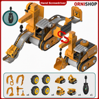 Junior Engineer Construction Set – Montessori Educational Kit for Children – Meccano Type
