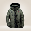 Nordfall Men’s Winter Parka – Quilted, Fleece-Lined, Windproof and Waterproof
