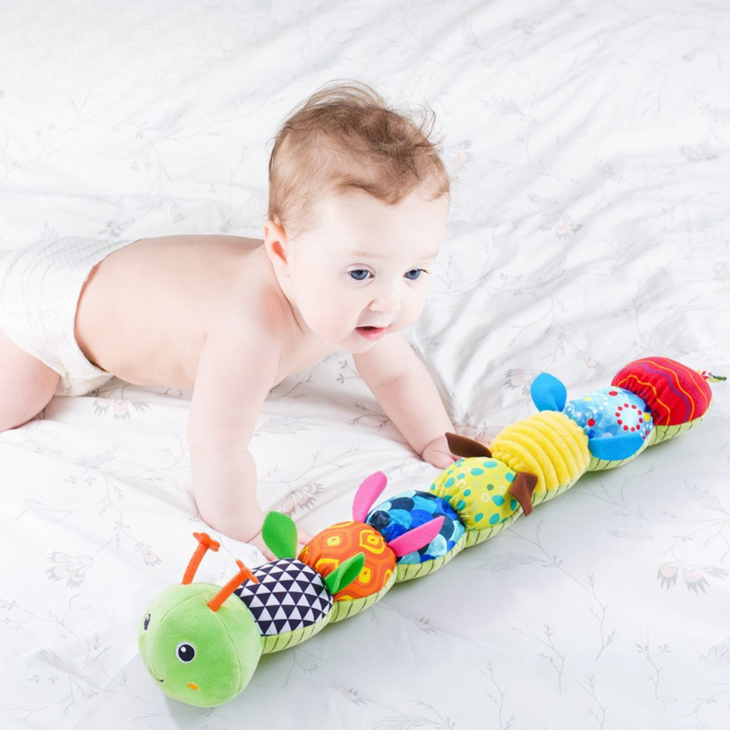 Interactive Musical Caterpillar – Educational Soft Toy for Newborns and Early Childhood