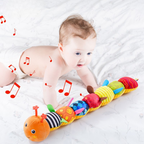 Interactive Musical Caterpillar – Educational Soft Toy for Newborns and Early Childhood