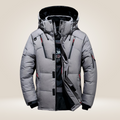 Nordfall Men’s Winter Parka – Quilted, Fleece-Lined, Windproof and Waterproof