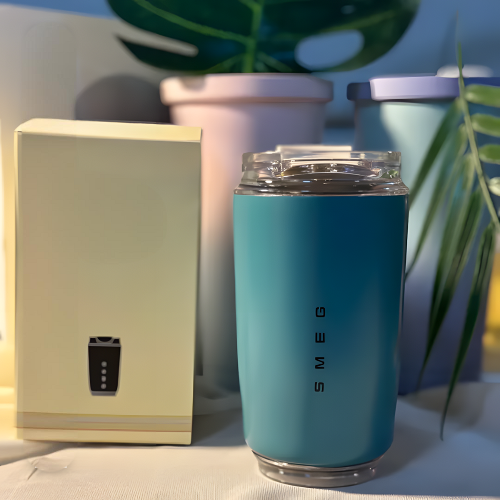LuxeTherm | Elegant Stainless Steel Thermal Mug – Reusable 300 ml Insulated Cup for Hot and Cold Drinks