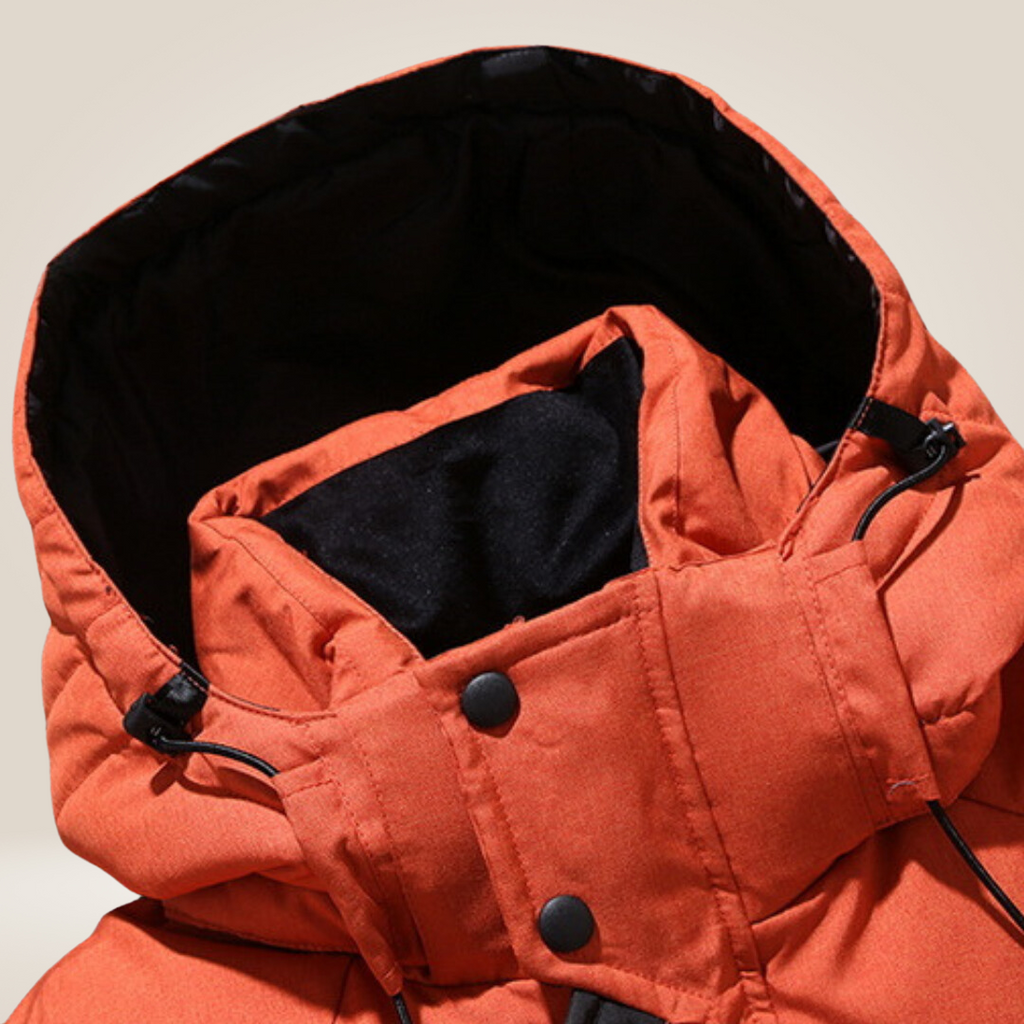 Nordfall Men’s Winter Parka – Quilted, Fleece-Lined, Windproof and Waterproof