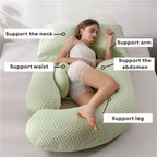 Soft Supportive U-Shaped Pregnancy Pillow