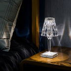 Modern Glossy Crystal Table Lamp with Easy Control