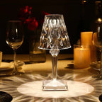 Modern Glossy Crystal Table Lamp with Easy Control