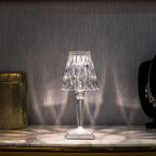 Modern Glossy Crystal Table Lamp with Easy Control