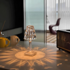 Modern Glossy Crystal Table Lamp with Easy Control