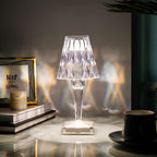 Modern Glossy Crystal Table Lamp with Easy Control